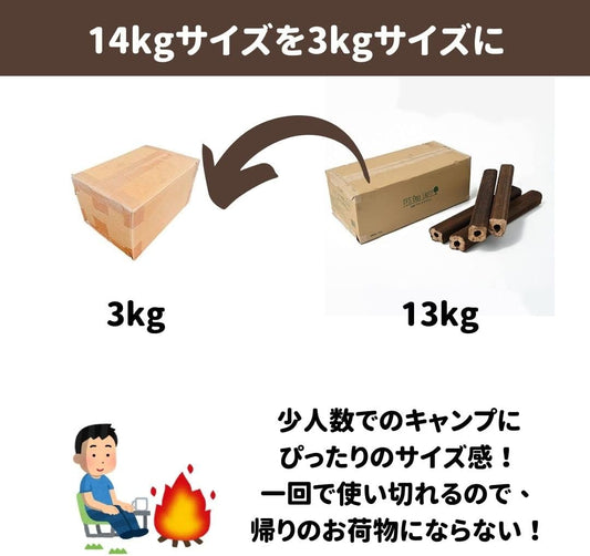 【TFS】オガライト3kg コンパクトサイズ