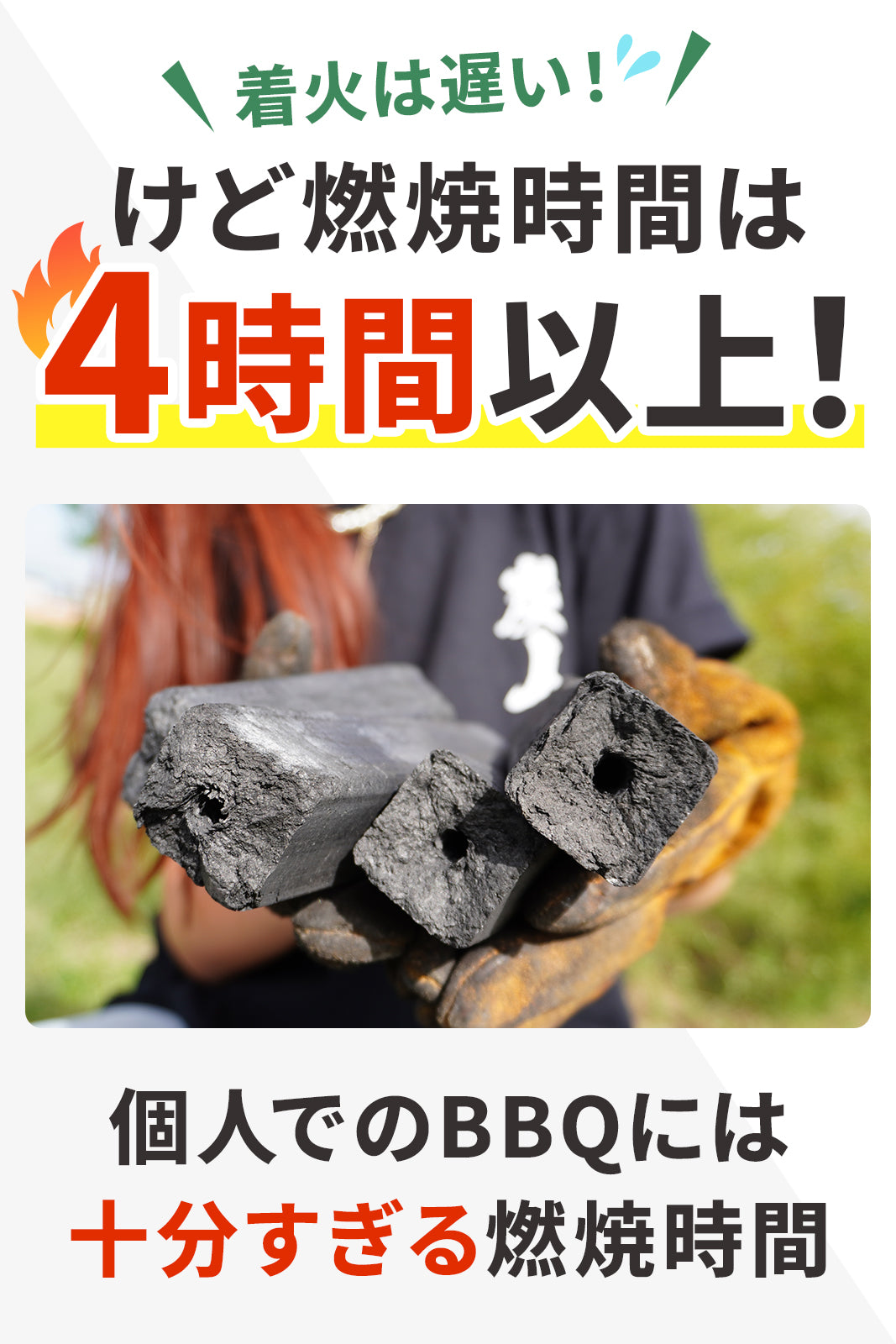 【TFS】松葉備長炭 【10kg】オガ炭 長時間燃焼 業務用 煙無し 火鉢 BBQ使用可 火が付きにくいです(すいません)