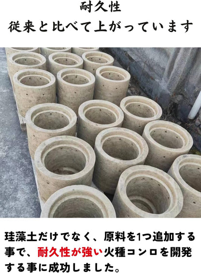 【TFS】火種コンロ 珪藻土 火起こしコンロ 焼肉店御用達 炭火焼き 業務用 炭の大量火起こし用