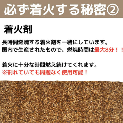 【TFS】 Barbieオガ炭 （2人〜4人程度）着火剤付き キャンプ＆個人BBQ向け 火が付きやすいです（いつもありがとうございます） (１回分)
