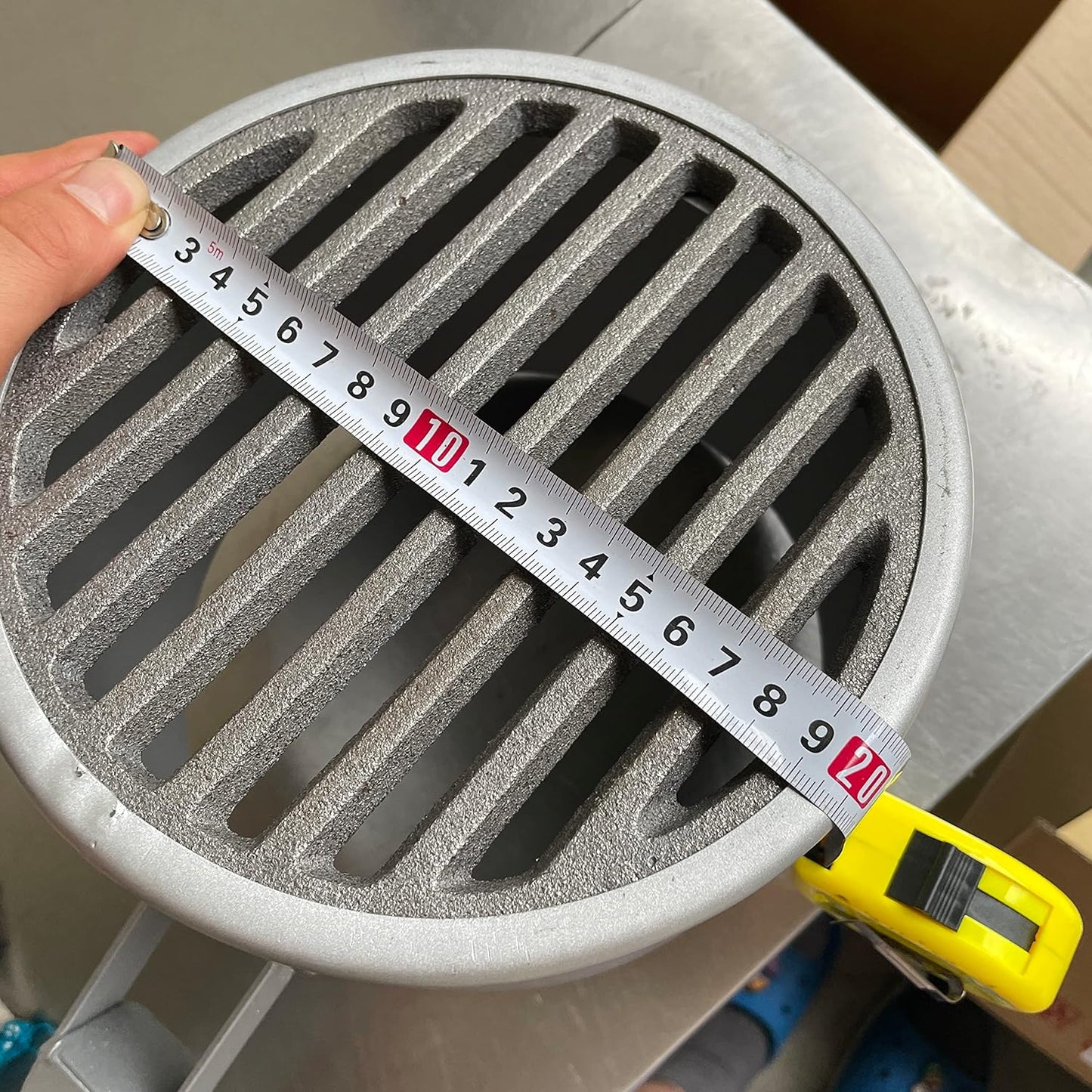 【TFS】 業務用火起こし器 ジャンボ 国産品（直径19.5cm）炭の着火簡単 炭おこし 鉄鋳物目皿付 火おこし 本体